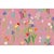 Guermantes Wallpaper by Paule Marrot in Pink For Sale