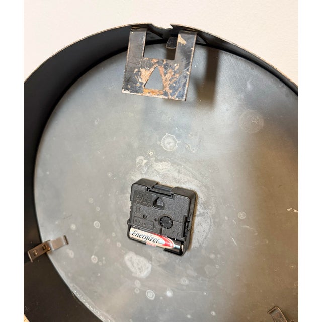 Industrial Factory Black Wall Clock from Siemens, 1950s For Sale - Image 15 of 17