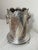 Metal Antique 1800's Tooled Silverplate Lion Handles Champagne Wine Chiller Ice Bucket For Sale - Image 7 of 14