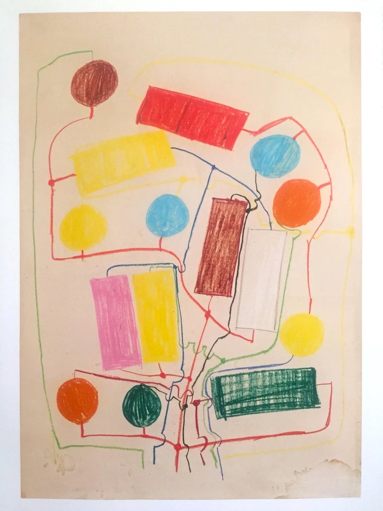 Atsuko Tanaka Mid Century Modernism Museum Exhibition Poster Print