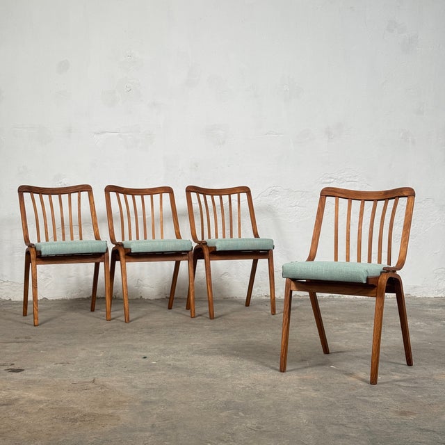 1960s Dining Chairs by Ludvik Volak for Ton Bystřice, 1960s, Set of 4 For Sale - Image 5 of 13