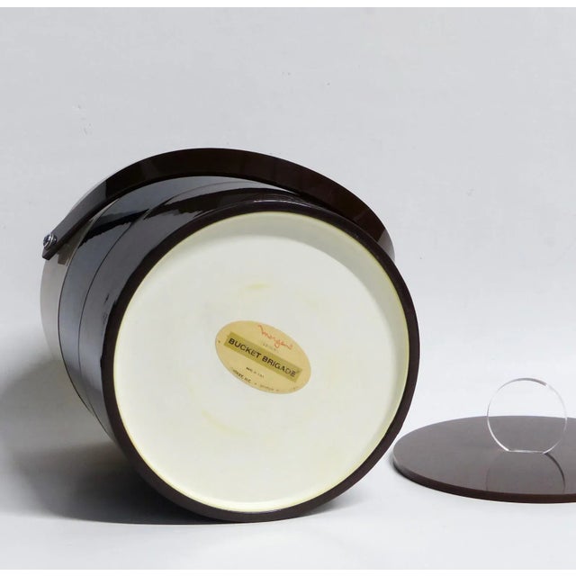 Plastic Mid Century Modern Morgan Designs Bucket Brigade Ice Bucket For Sale - Image 7 of 8