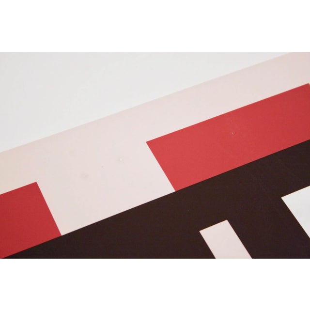 Beautiful, modernist, abstract silkscreen printed on heavyweight, high quality watercolor paper. This piece features the...