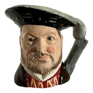 Vintage Royal Doulton Large Porcelain Character Jug of Henry VIII