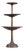 Patinated Bronze Three-Tier Muffin Dessert Stand or Display For Sale