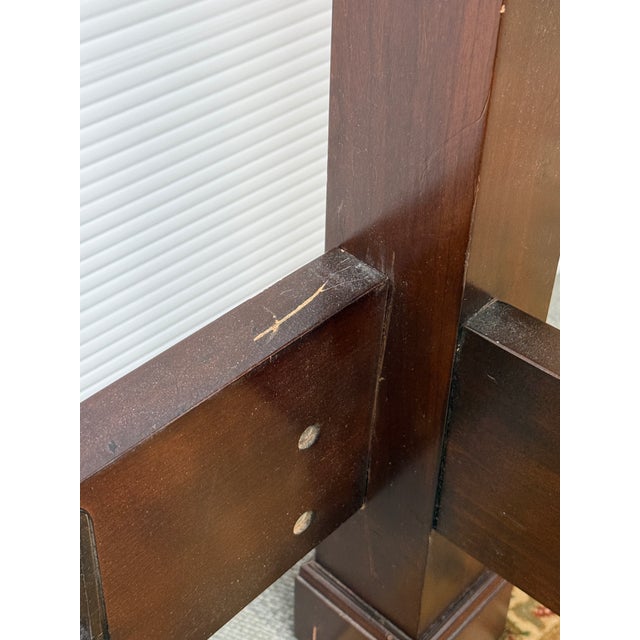 Queen Size Circa 1980's Chinese Chippendale Poster Bed Frame For Sale - Image 11 of 11