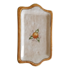 Gorgeous Vietri Glazed Ceramic Rectangular Tray Made in Italy