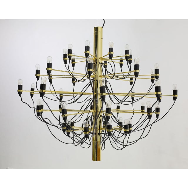 1980s Gino Sarfatti for Flos 2097/50 Chandelier, Pair Available, Price Is Per Item For Sale - Image 5 of 9