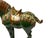 Oriental Ceramic Sancai Green Brown Beige Fengshui Artistic Figure For Sale - Image 11 of 11