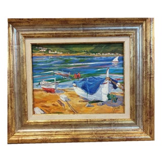 Avel, Coastal Scene, 2023, Oil on Canvas For Sale