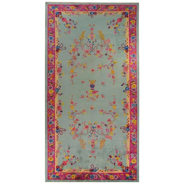 Chinese Art Deco Rug For Sale - Image 11 of 11