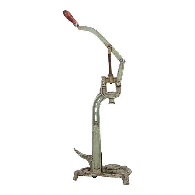 French 19th Century Cast Iron Wine Bottle Corker For Sale