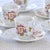 Service of Polychrome Porcelain Cups with Bird Decoration, 1920s, Set of 8 For Sale - Image 3 of 6