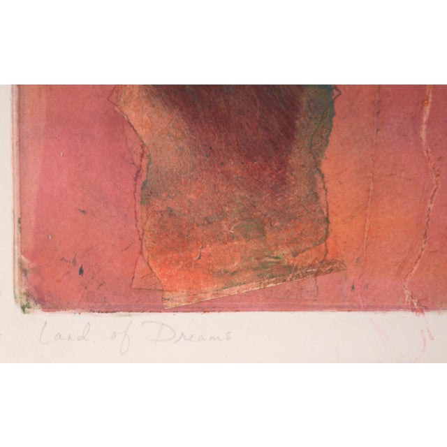 1980s "Land of Dreams" Monoprint by Karen Pugay For Sale In Monterey, CA - Image 6 of 9