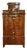 Neoclassical Fall-Front Secretaire Cabinet in Mahogany, 1780 For Sale