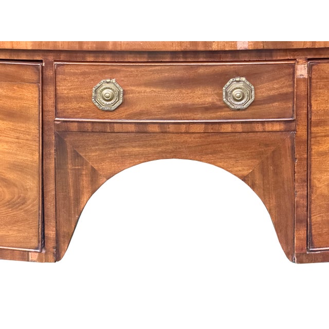 Vintage Western Natural Wood Brandy Board Sideboard Console Table For Sale - Image 14 of 14