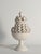 Ceramic White Ceramic Flower Table Lamp, Italy, 1960s For Sale - Image 7 of 18