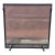 Late 20th Century Classical Style Painted Iron and Wire Mesh Fireplace Screen For Sale