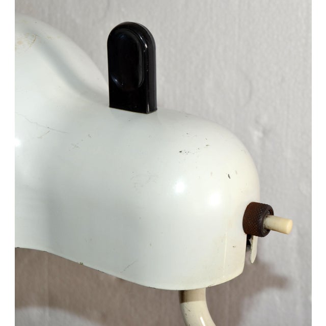 Off-white 1950s Stilnovo Swing Desk Table Lamp Off White Finish Mid-Century Modern Italy For Sale - Image 8 of 12