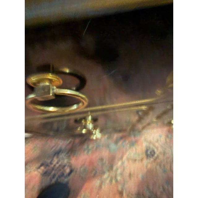 1950’s Attributed to Dorothy Draper Espana Line Mid Century Modern Chest of Drawers. Black Lacquer Made of Cherry For Sale - Image 9 of 14