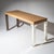 Console Table in Leather and Stainless Steel, 2000s For Sale - Image 9 of 9