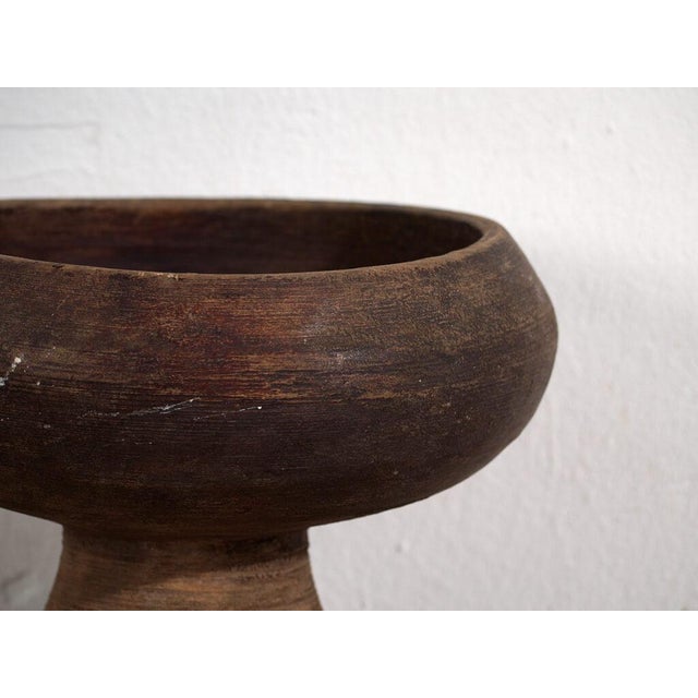 Primitive Style Bowl in Wood For Sale - Image 3 of 6