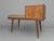 Mid-Century Scandinavian Teak and Green Fabric Entryway Bench, 1960s For Sale - Image 6 of 13