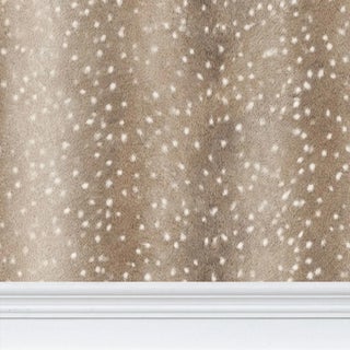 Wilde Spotted Antelope Hide Removable Wallpaper – Whiskey Brown Double Roll For Sale
