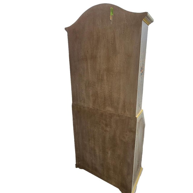 Italian Hand Painted Secretary Desk For Sale - Image 4 of 7