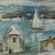 Late 20th Century Alfred Birdsey Vintage Bermuda Bayscape Painting For Sale - Image 5 of 10