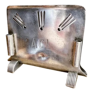 Vintage 1951 Silver Menu Holder From Atlantic Coast Line Railroad