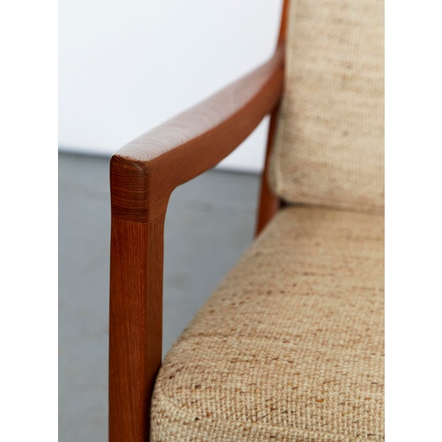 Mid-Century Modern Teak Senator Highback Chair by Ole Wanscher for Poul Jeppesen, 1960s For Sale - Image 11 of 18