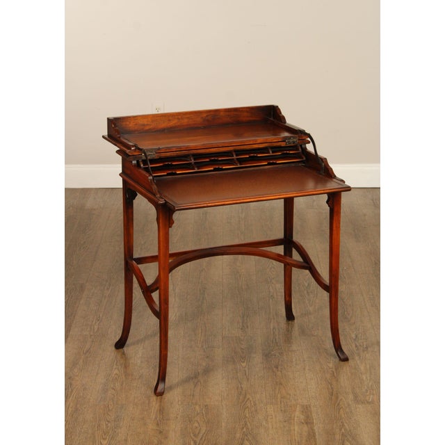 Theodore Alexander Flip Top Campaign Desk | Chairish
