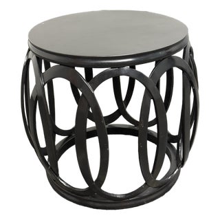 Barbara Barry for Baker Furniture Barbara Barry “Bracelet” Accent Table / Stool, Vintage For Sale