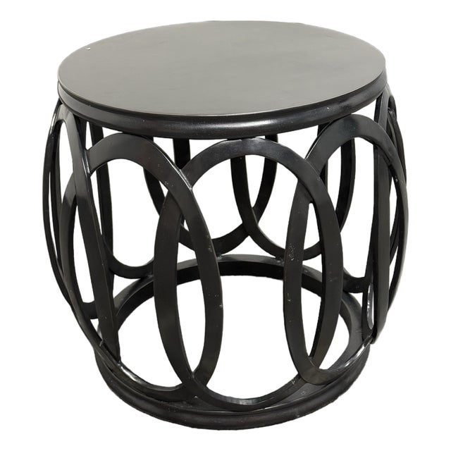 Barbara Barry for Baker Furniture Barbara Barry “Bracelet” Accent Table / Stool, Vintage For Sale