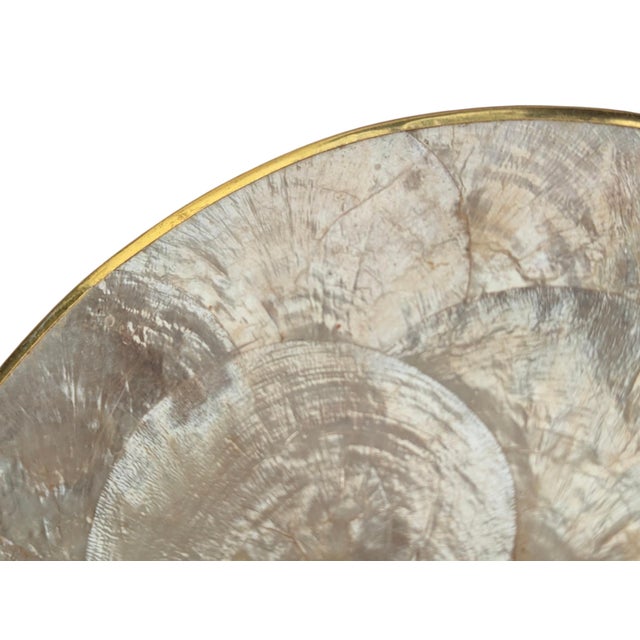 Vintage Hallie St. Mary Capiz Pearl Shell Place Mats- Set of 8 For Sale In Charlotte - Image 6 of 17