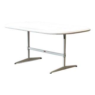 Oval Folding Garden Table by Mazuvo and SM France, 1990s For Sale