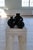 Art Deco Black Vases by Harald Notini for Pukeberg, Sweden 1930s, Set of 3 For Sale - Image 4 of 14