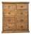 Rustic 8-Piece Shop Chest or Apothecary Cabinet in Softwood For Sale