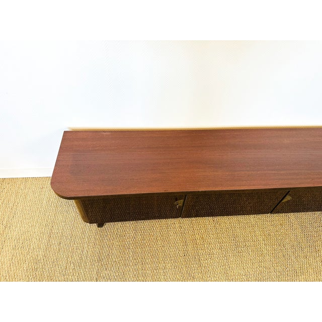 Vintage Varnished Sideboard, 1960 For Sale - Image 4 of 12