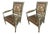 Directoire Armchairs in Wood, Set of 2 For Sale