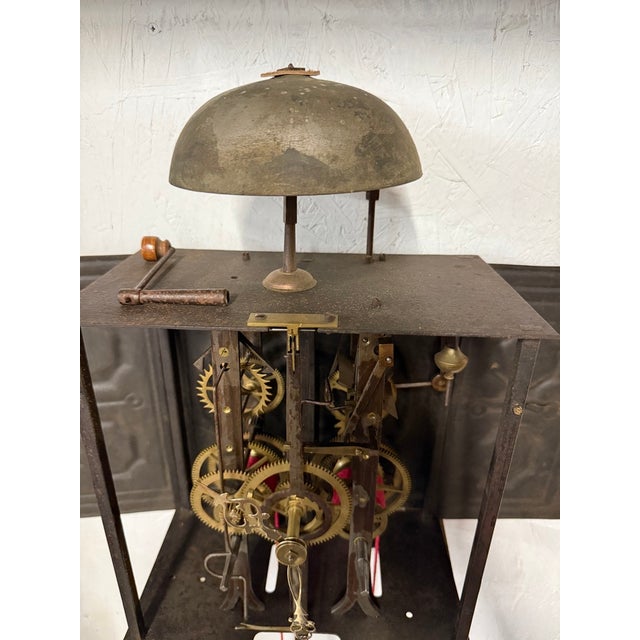 Late 19th Century 19th C. French Morbier Clock or Comtoise Mouvement For Sale - Image 5 of 13
