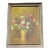 Early 20th Century “Petunias Floral Still Life” Oil Painting on Board Artist B Dyer For Sale