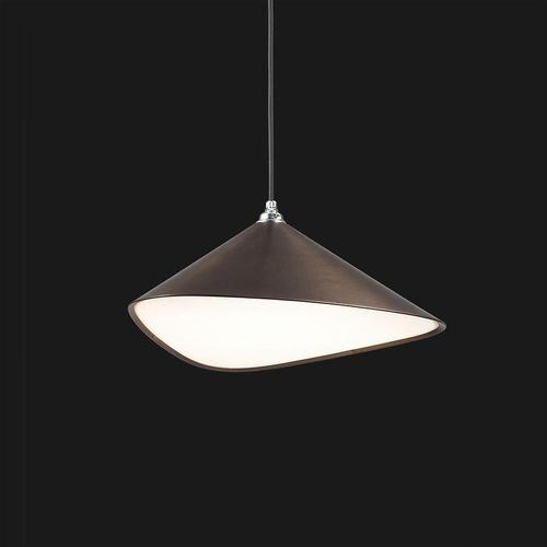 Emily ii pendant in steel with dark bronze finish by moss objects. Dimensions: w 37 x d 40 x h 18 cm. Materials: steel,...