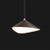 Emily ii pendant in steel with dark bronze finish by moss objects. Dimensions: w 37 x d 40 x h 18 cm. Materials: steel,...