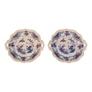 Pair of 19th Century Ridgway Sandwich Plates For Sale