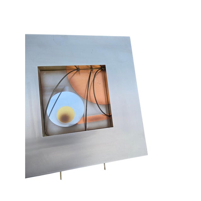Set of 4 Curtis Jere 1997 Abstract Modern Metal Wall Sculptures Modernism For Sale - Image 12 of 17