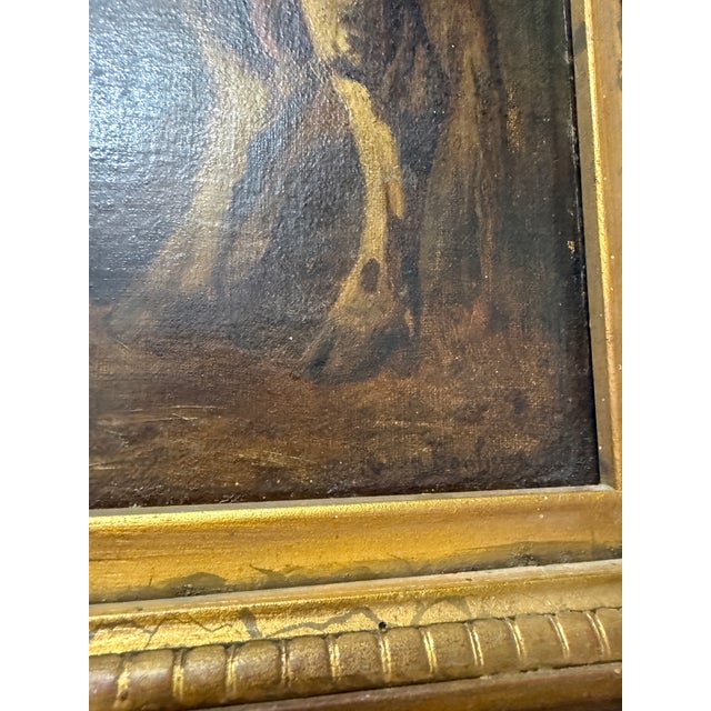 Brown Late 19th Century Original Oil Painting Signed Rosa Bonheur For Sale - Image 8 of 11
