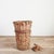 A beautiful hand-made wicker basket from the Mediterranean used to harvest grapes. The basket is constructed from a thick...