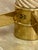 1990s Italian Horn Brass Coffee & End Tables Set with Heavy Glass Tops - Set of 3 For Sale - Image 10 of 13